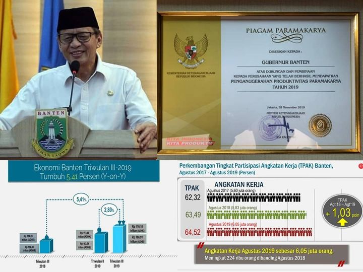 Gubernur Banten Raih Anugerah Paramakarya 2019