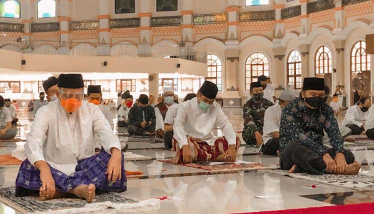 Pelaksanaan Sholat Idul Adha dan Kurban di Masjid Raya Al Bantani Wahidin Halim Gubernur Banten